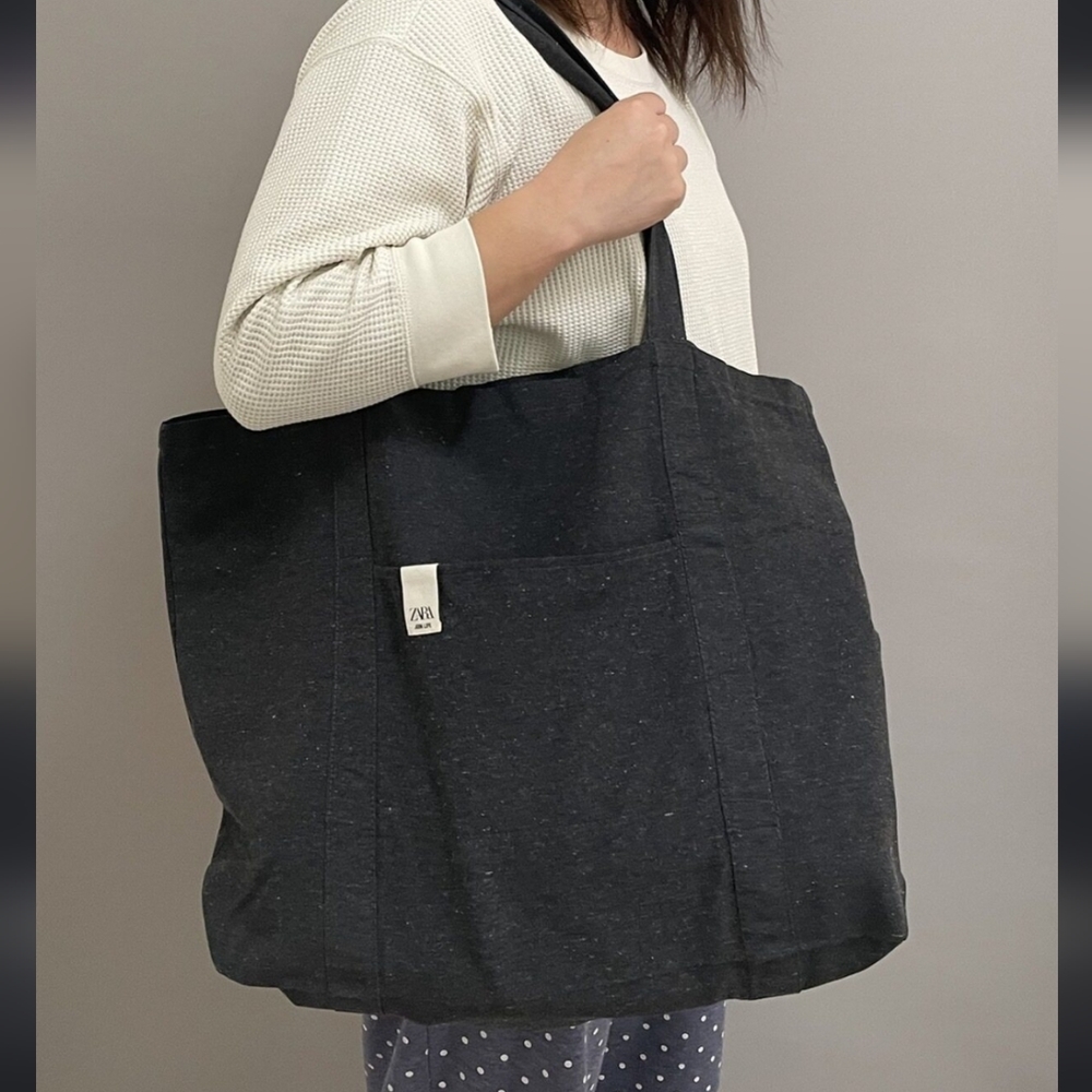 ZARA • BN • Unisex Street Style Reusable Shopping Bage • Large